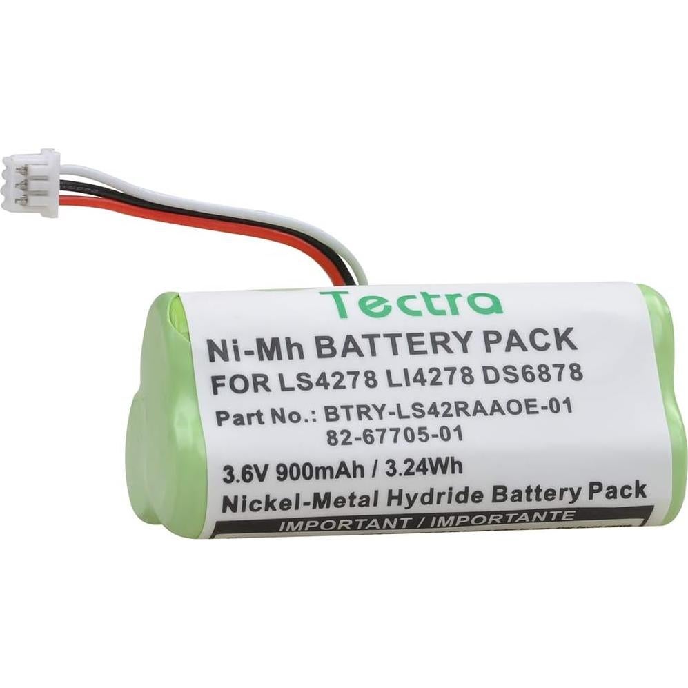 Batería Tectra 2-Pack Ni-MH 3.6V 900mAh para Symbol LS4278