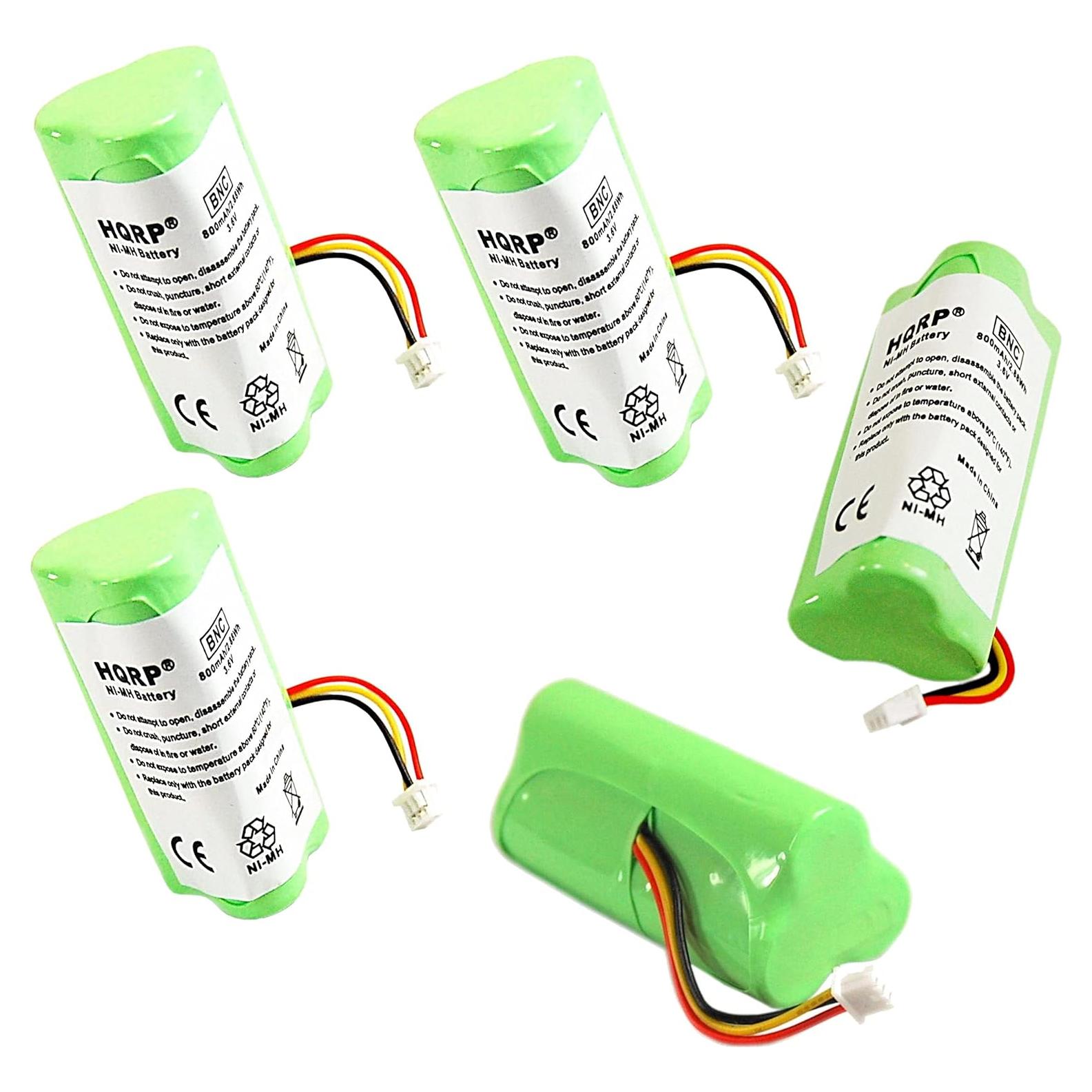 Paquete de 5 Baterías HQRP 3.6V para Escáneres Motorola LI4278 DS6878