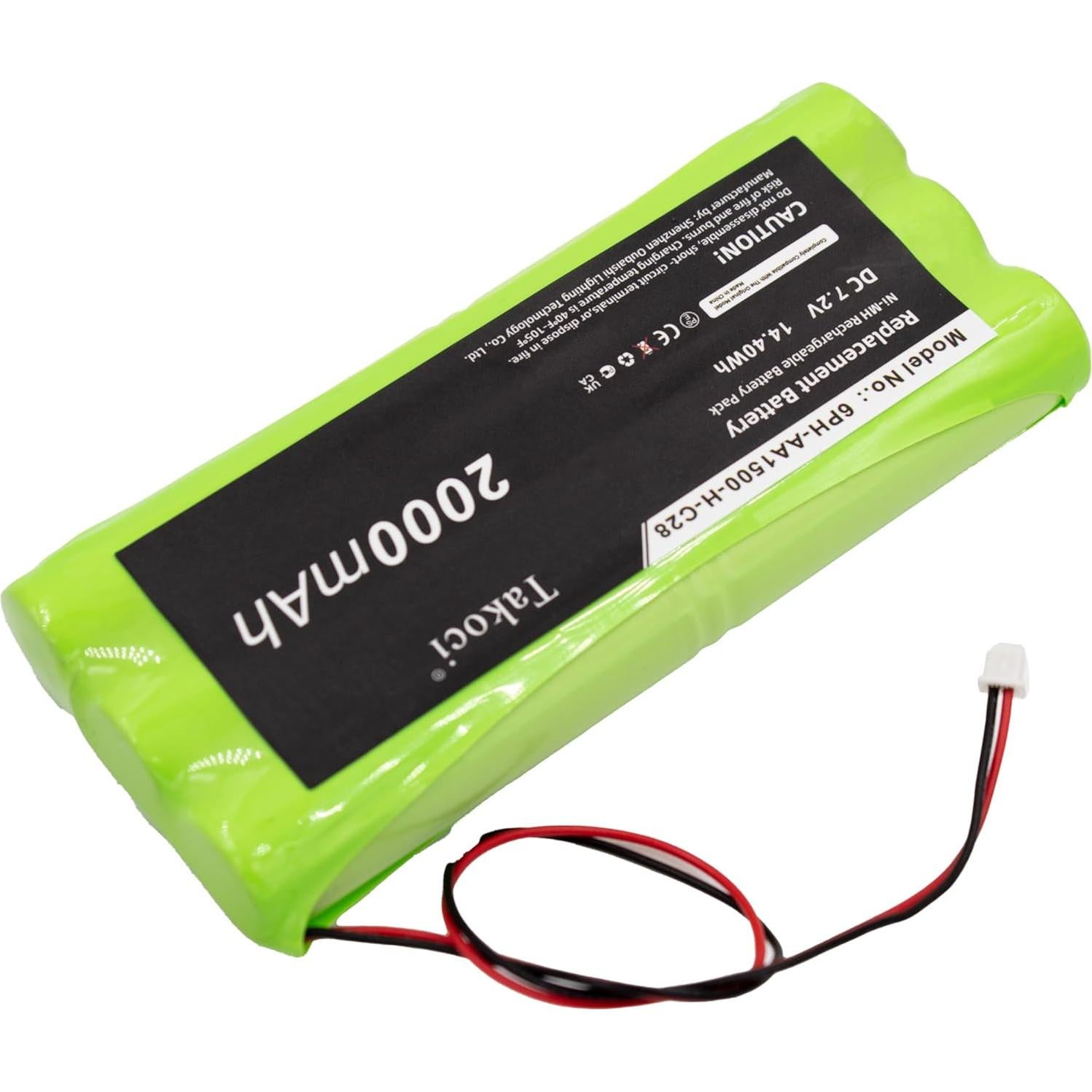 Batería Ni-MH 7.2V 2000mAh D'SC 6PH-AA1500-H-C28