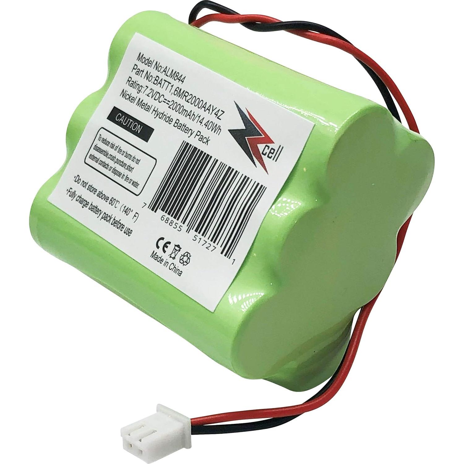 Batería Recargable ZZcell 7.2V 2000mAh para 2Gig BATT1