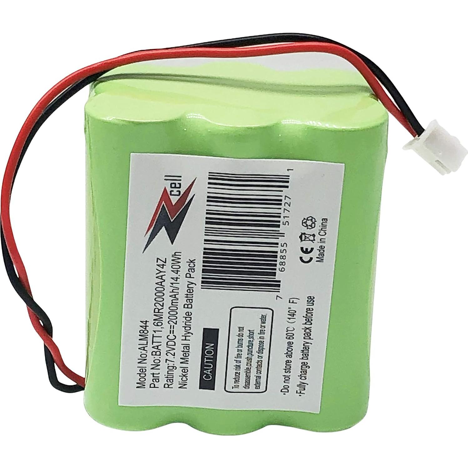 Batería Recargable ZZcell 7.2V 2000mAh para 2Gig BATT1