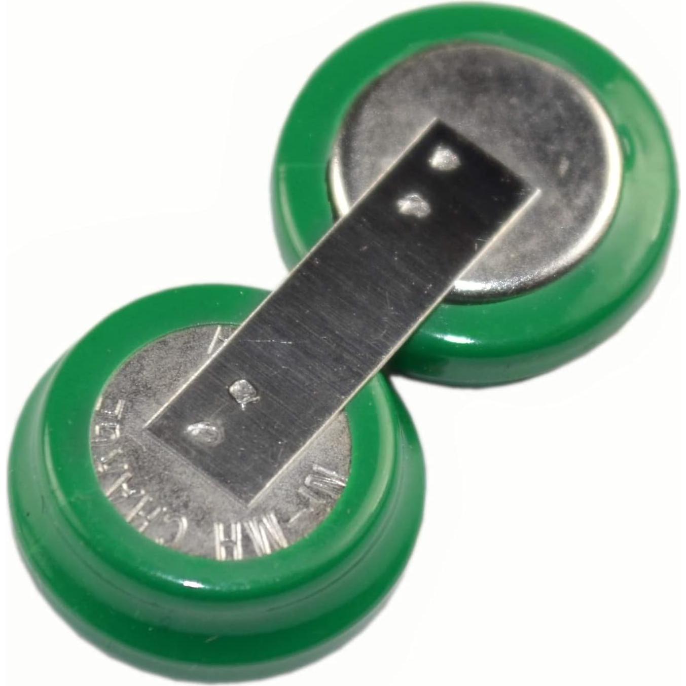 Batería Recargable Ni-MH HQRP 2-Pack 2.4V 80mAh para Auriculares