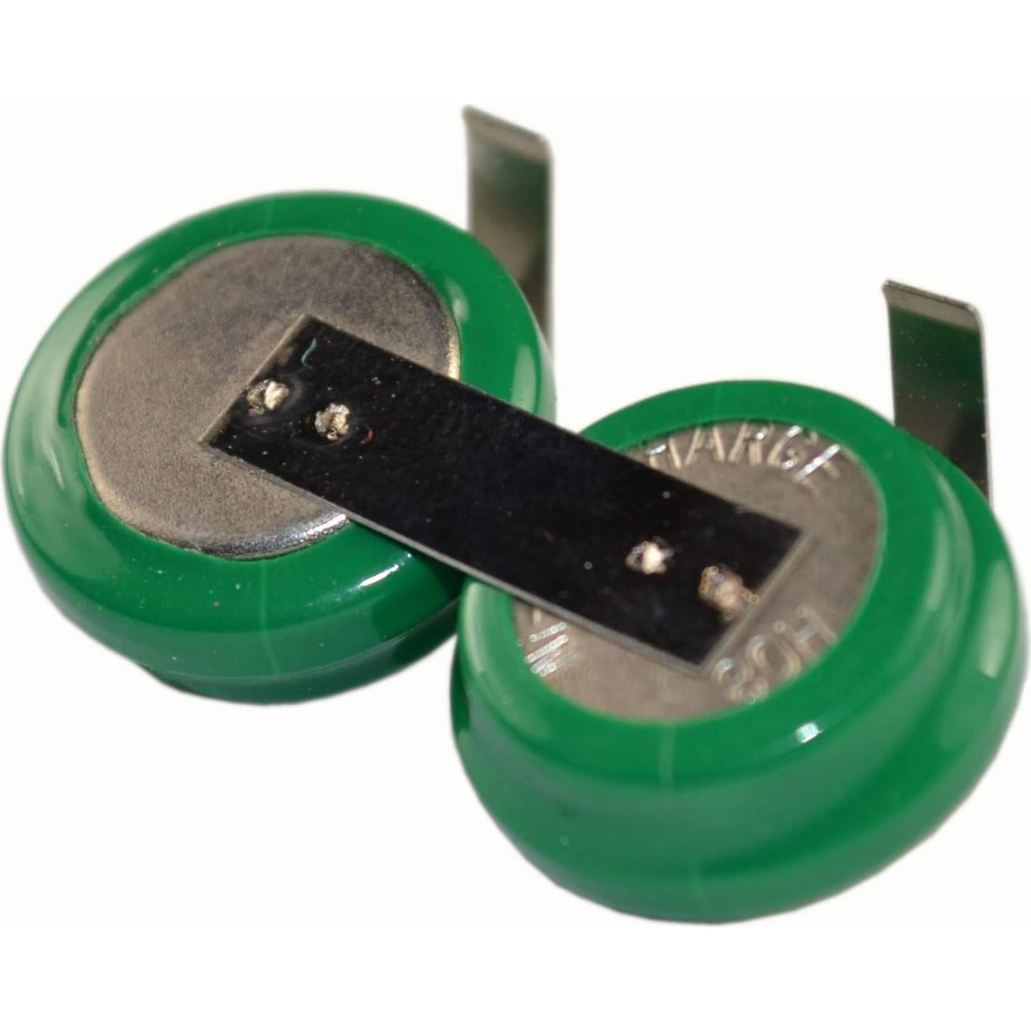 Baterías Recargables Ni-MH HQRP 2-Pack 2.4V 80mAh para Auriculares