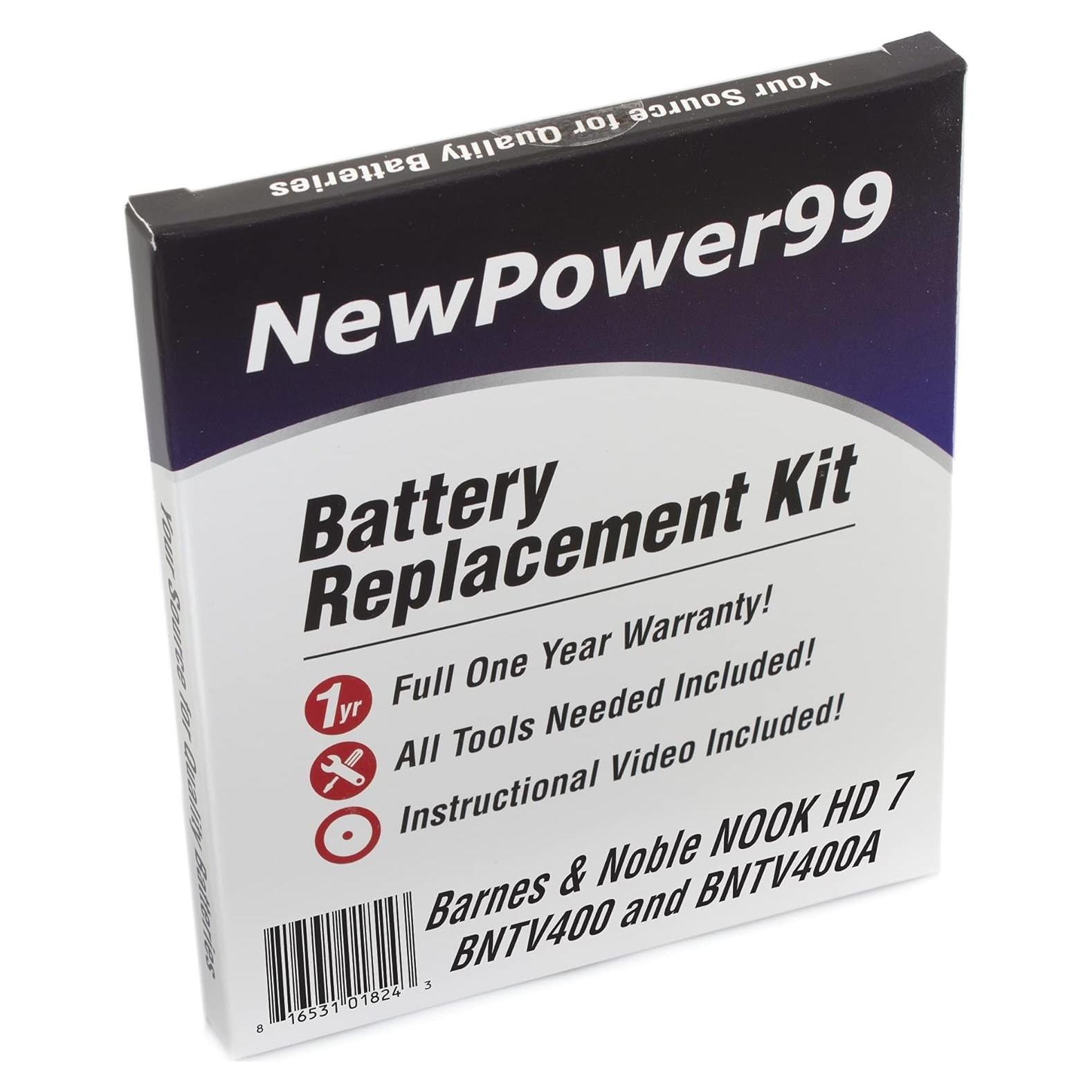 Kit de Batería NP99sp para Nook HD 7 BNTV400/BNTV400A 4000mAh