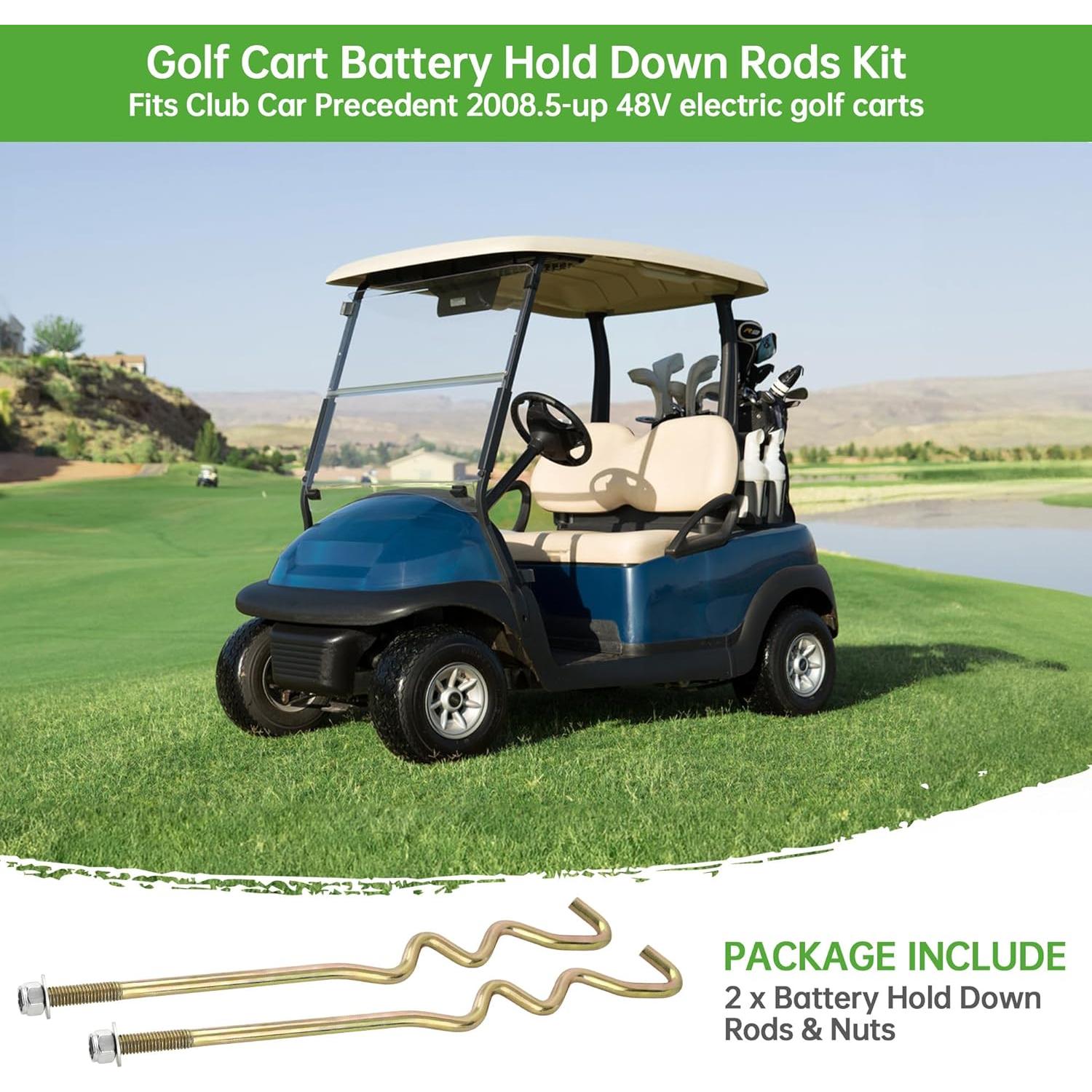 Kit de Varillas de Sujeción de Batería 10L0L para Club Car Precedent