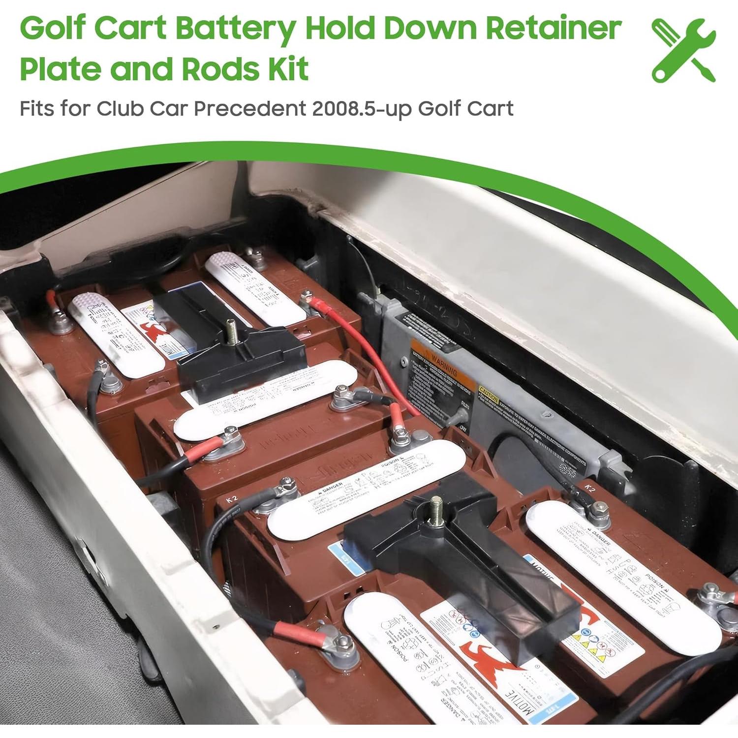 Kit de Varillas de Sujeción de Batería 10L0L para Club Car Precedent