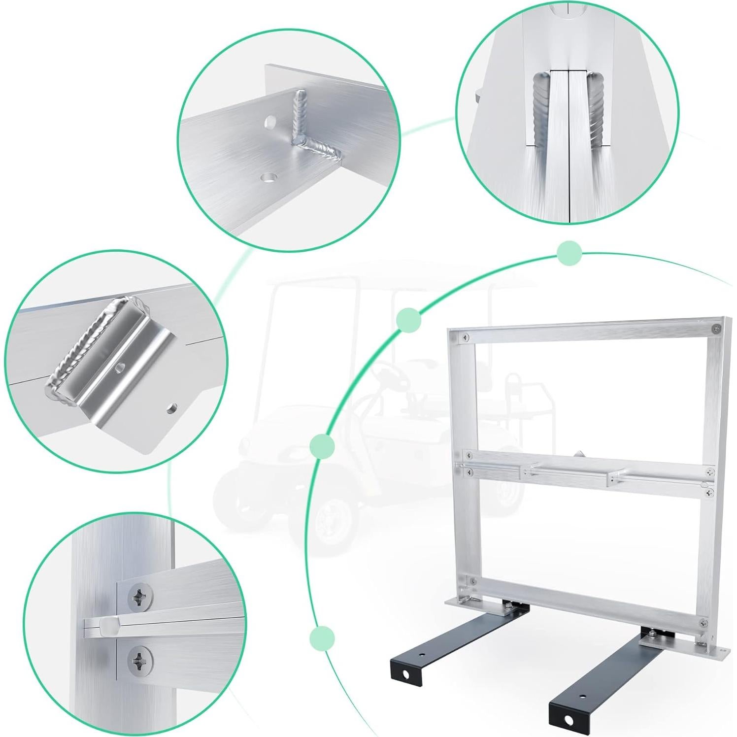 Bandeja de Batería Aluminio 10L0L para EZGO TXT 1994-2013