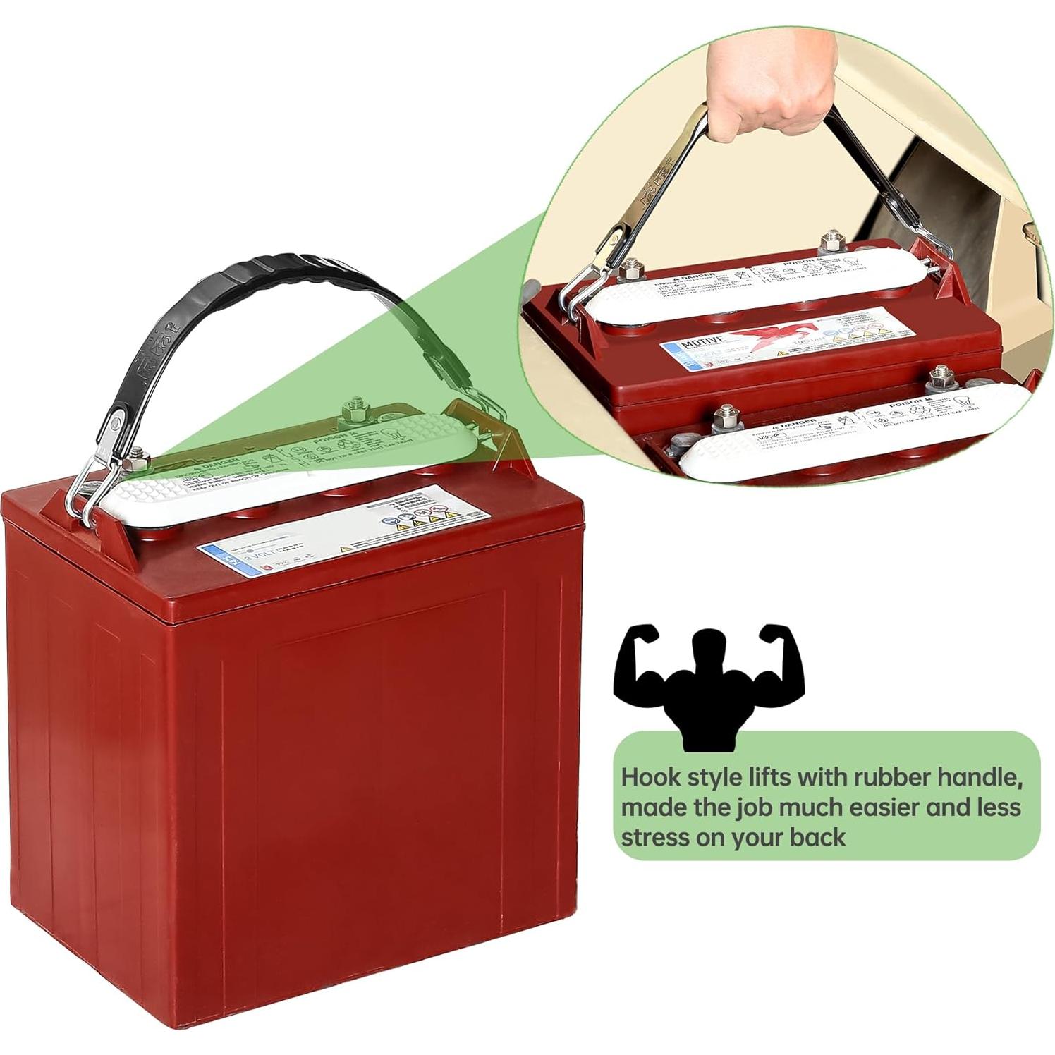 Correa de Elevación de Batería 10L0L para Carros de Golf