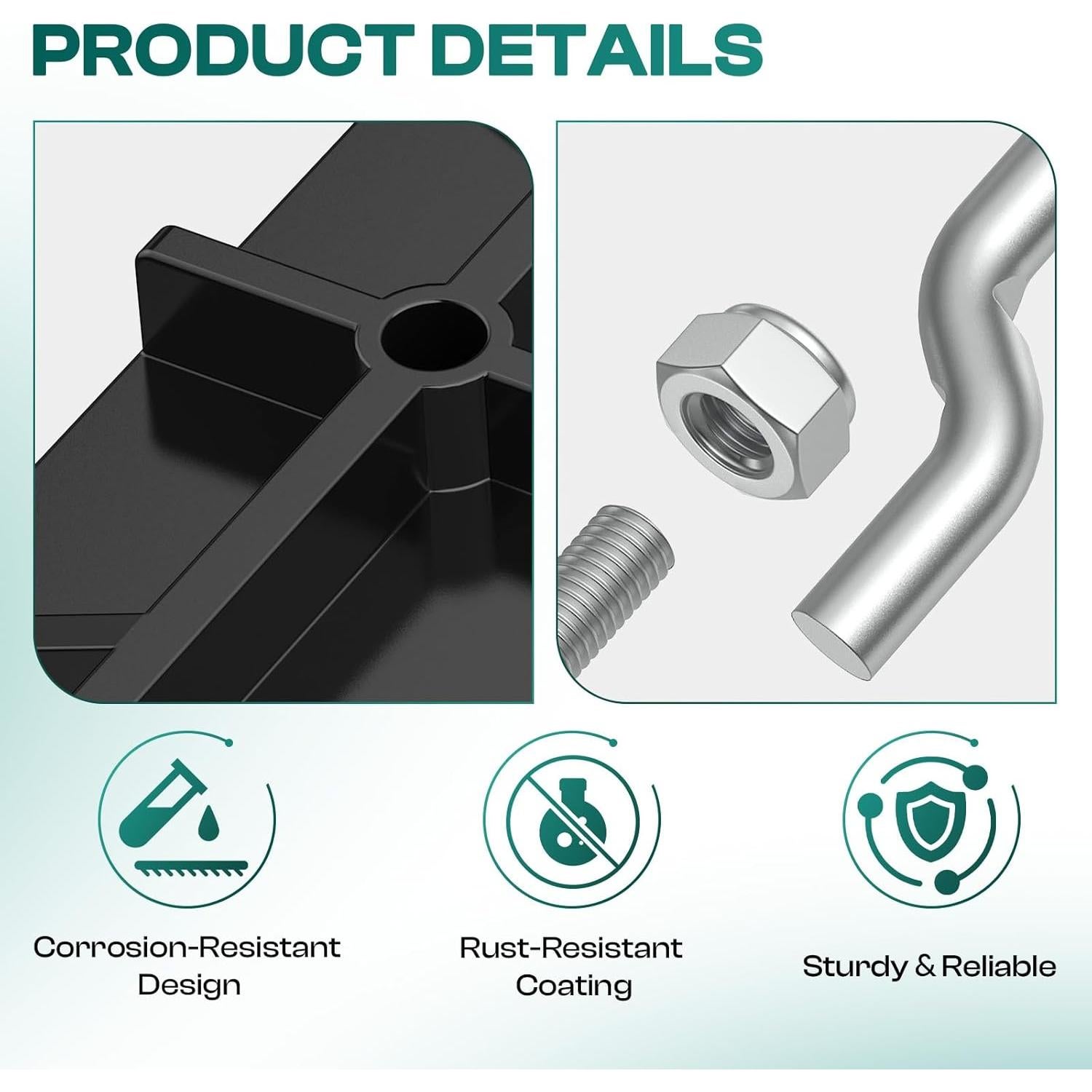 Placa de sujeción de batería Drive-up para carrito EZGO 1994+