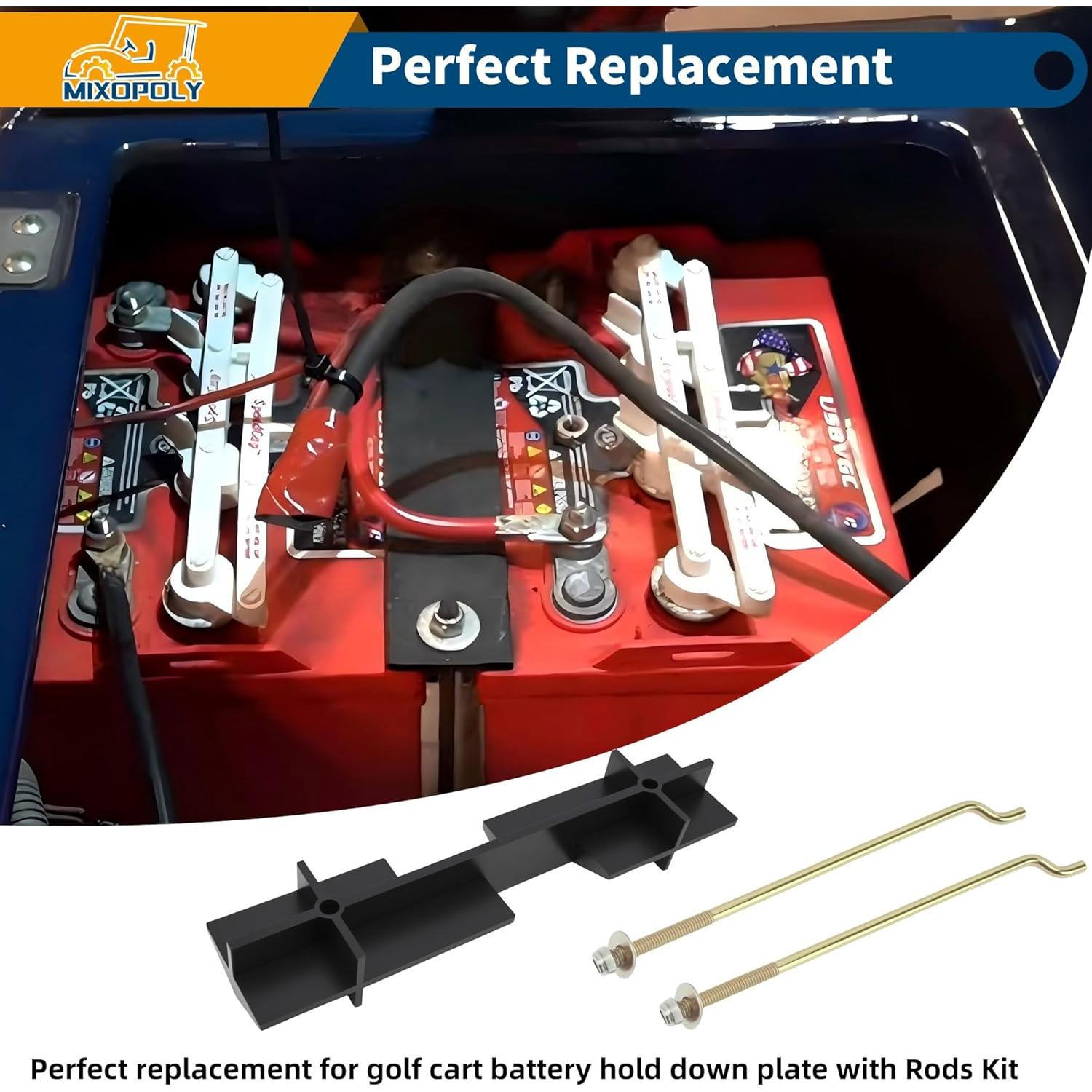 Placa de sujeción de batería Mixopoly EZGO TXT/RXV 1994+