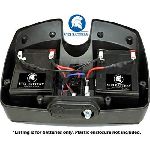Batería VICI 12V 12AH para scooter GoGo Pride - Paquete de 2