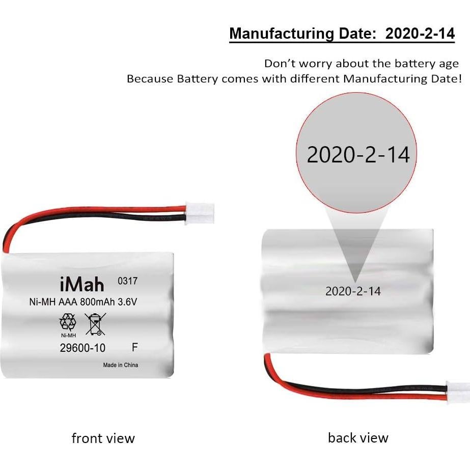 Batería Ni-MH iMah B26 29600-10 para Monitor de Bebé Summer Infant