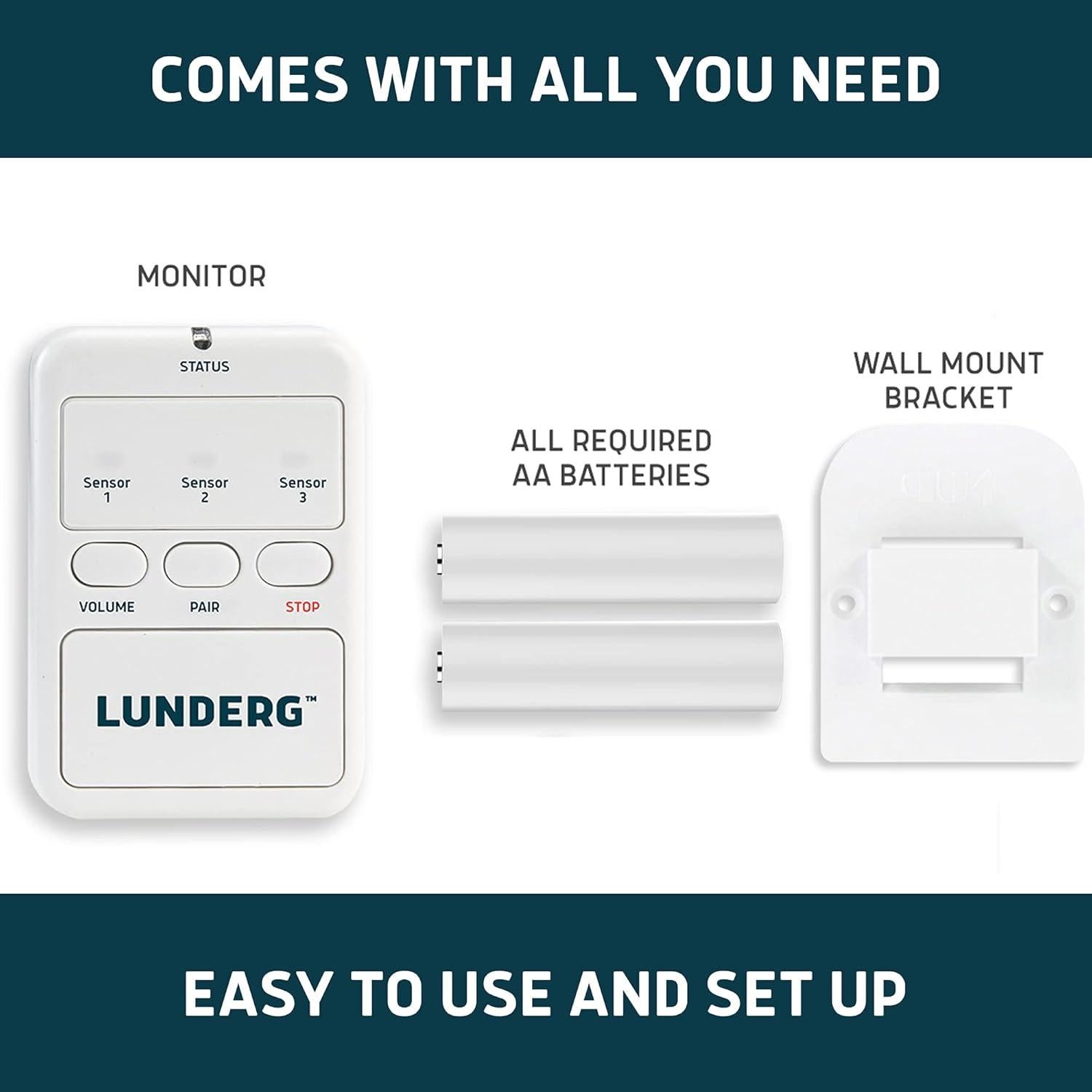 Pager de Reemplazo Lunderg para Alarma de Cama - Incluye Baterías