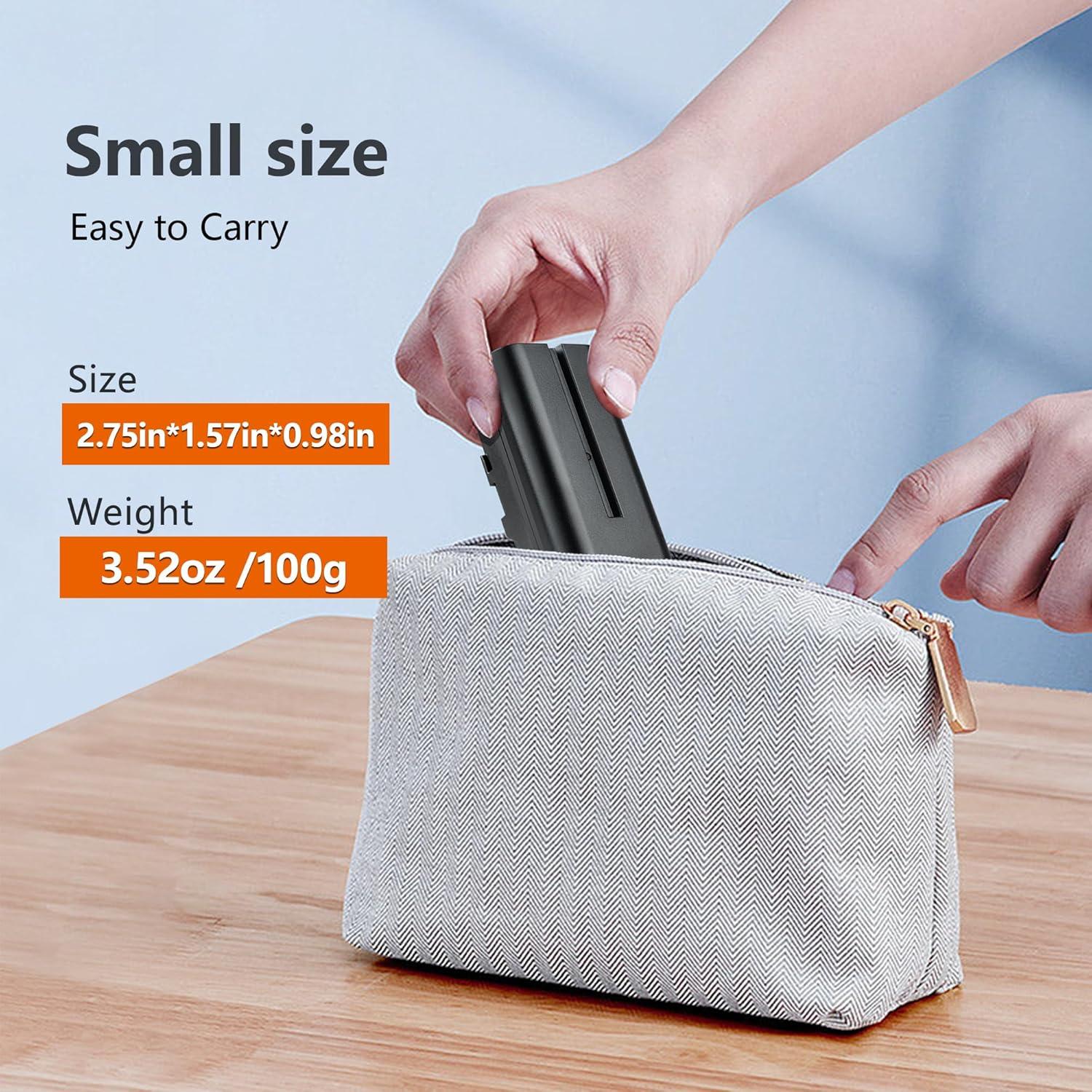 Batería Recargable NP-F550 VILTROX 2200mAh Paquete de 2