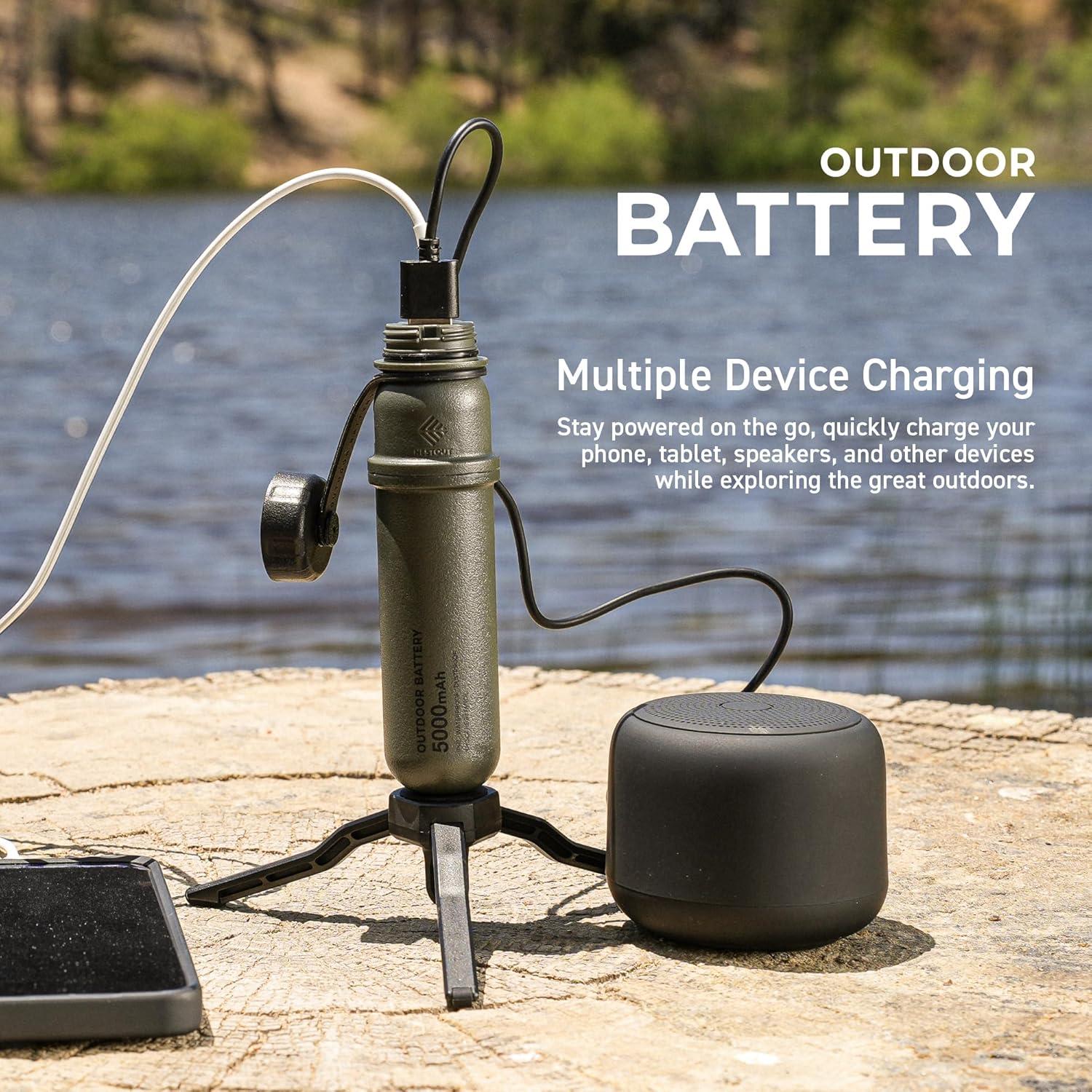 Cargador Portátil NESTOUT 5000mAh USB-C Impermeable