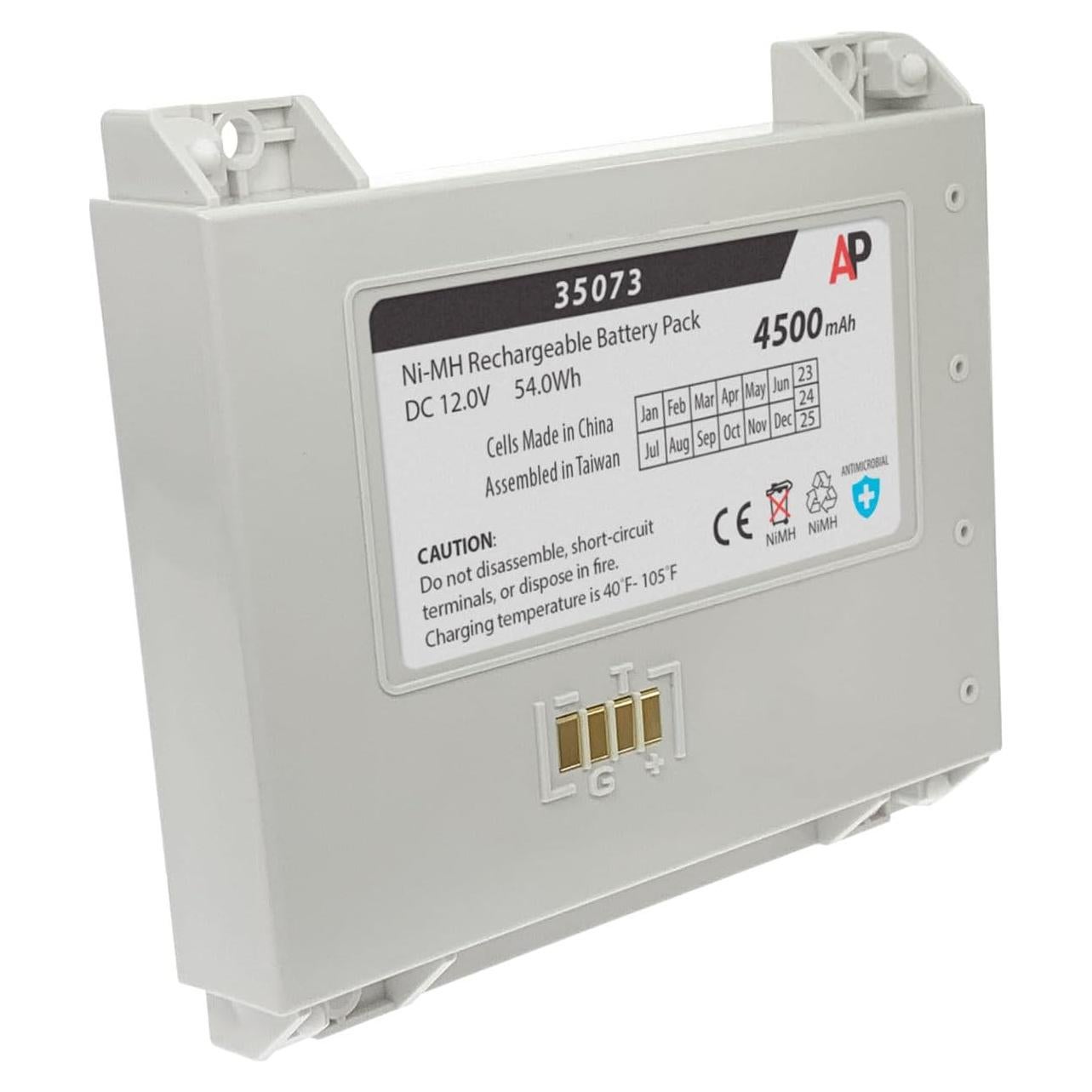 Batería Recargable NiMH 12V 4500mAh para Alaris PCU 8000-8600