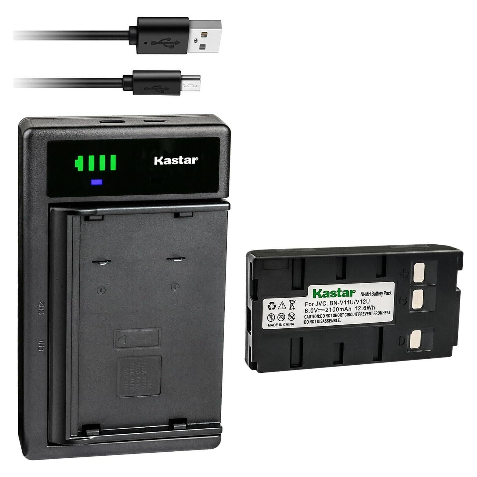 Batería y Cargador USB Kastar para Panasonic 6V 2100mAh