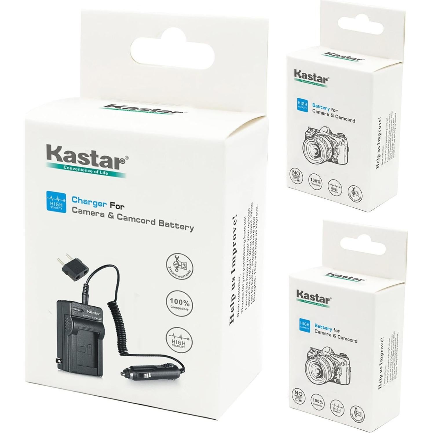 Kastar Batería y Cargador para Sony NP-FV30 FV50 FV70
