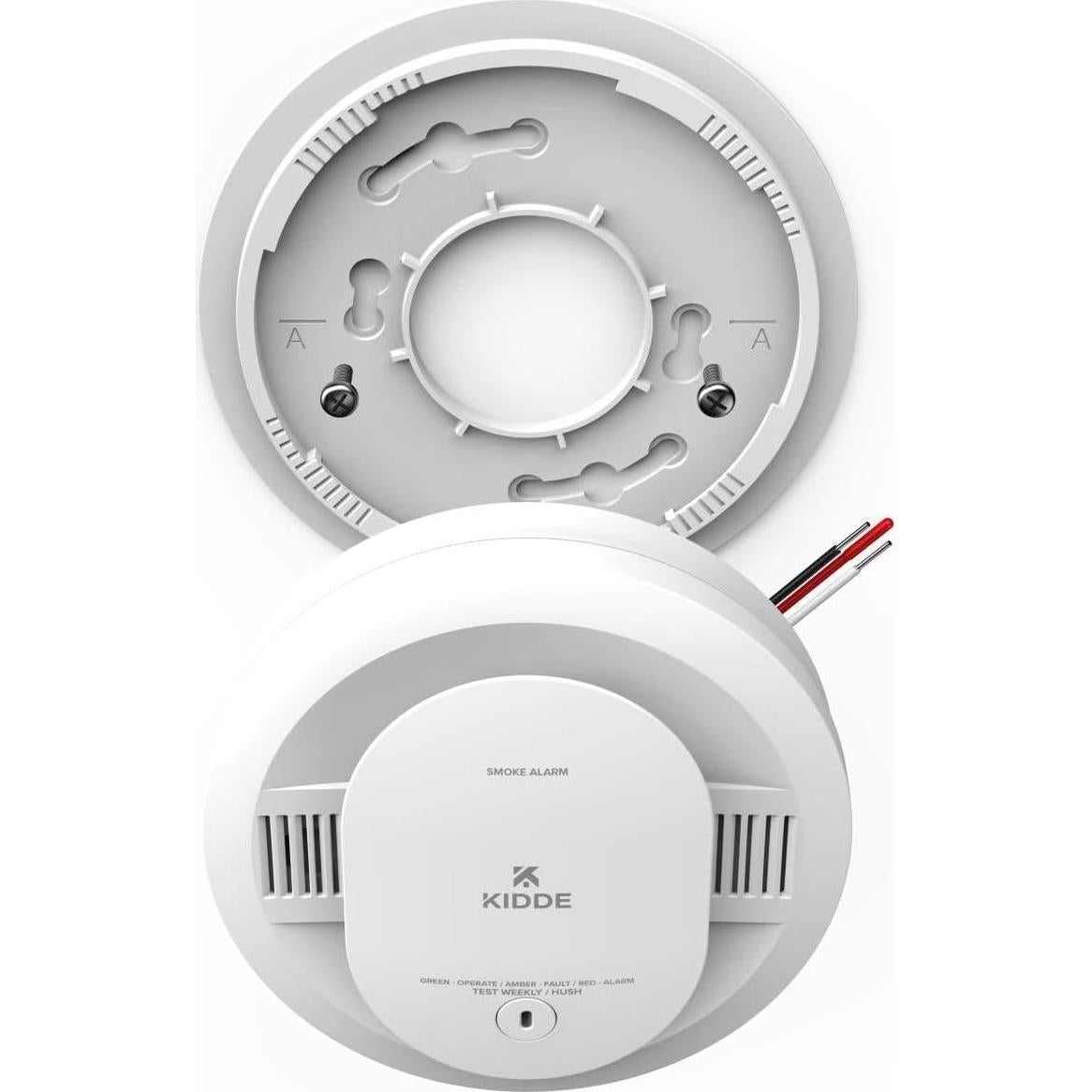 Alarma de Humo Kidde SMACFEX 120V con Batería 9V y Detección Rápida