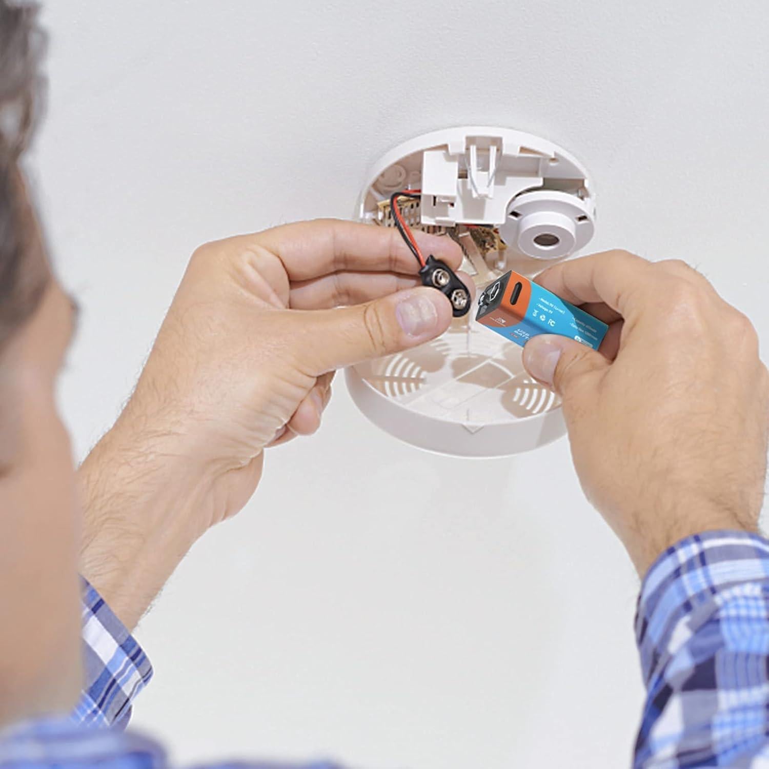 Batería Recargable 9V Maxwel 650mAh con Cable USB-C (Paquete de 2)