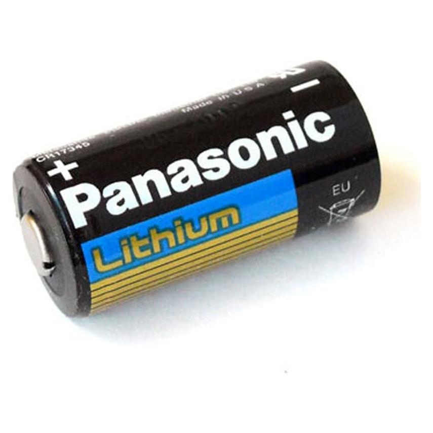 Batería de litio Panasonic CR123A 3V 1.55Ah 17x34.5mm
