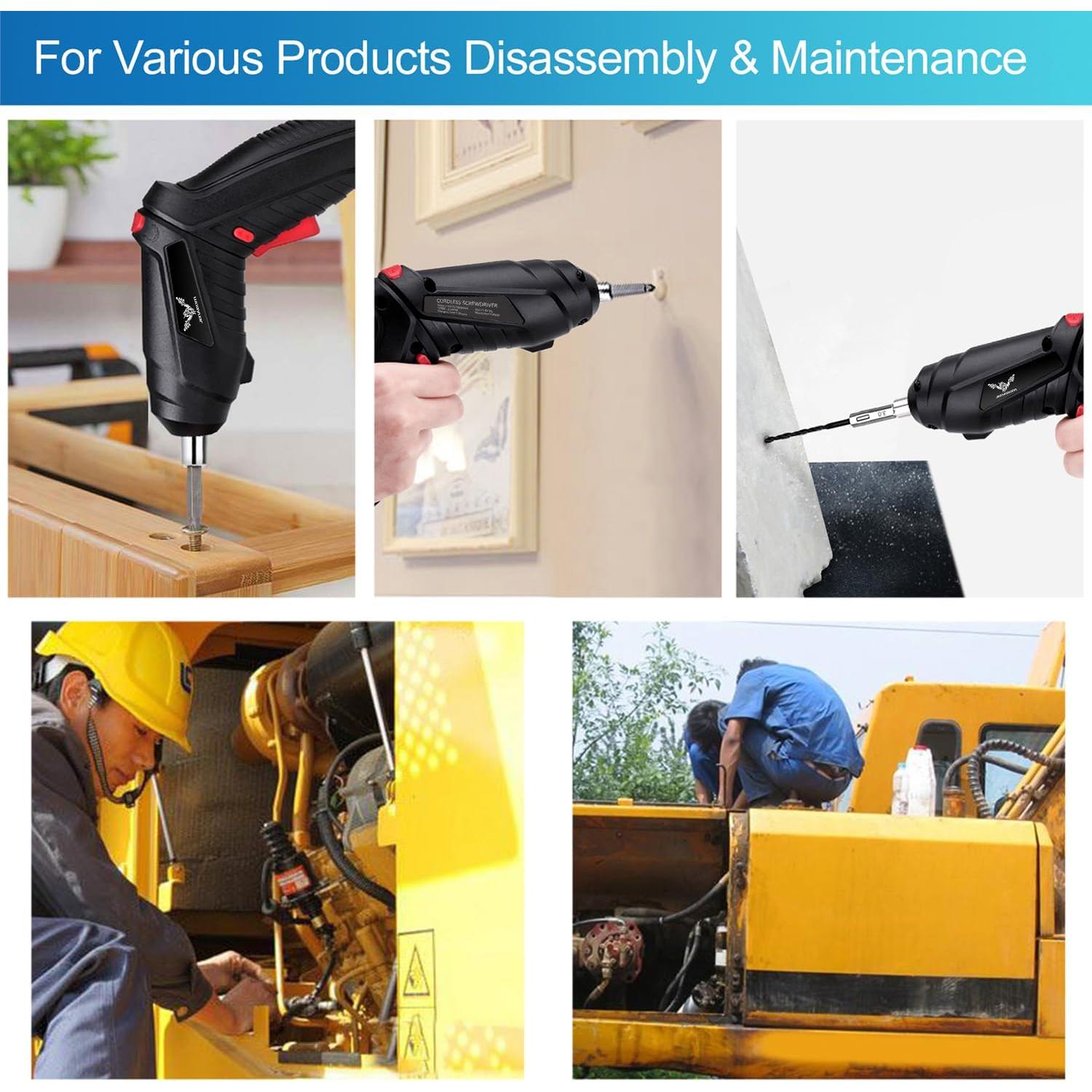 Destornillador Eléctrico 8 en 1 JENABOM 3.6V Inalámbrico