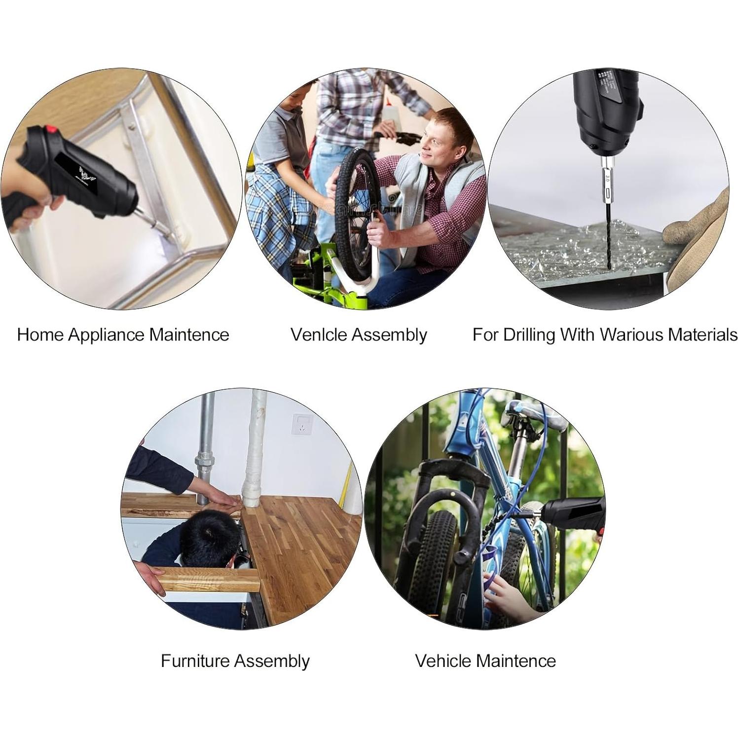 Destornillador Eléctrico 8 en 1 JENABOM 3.6V Inalámbrico