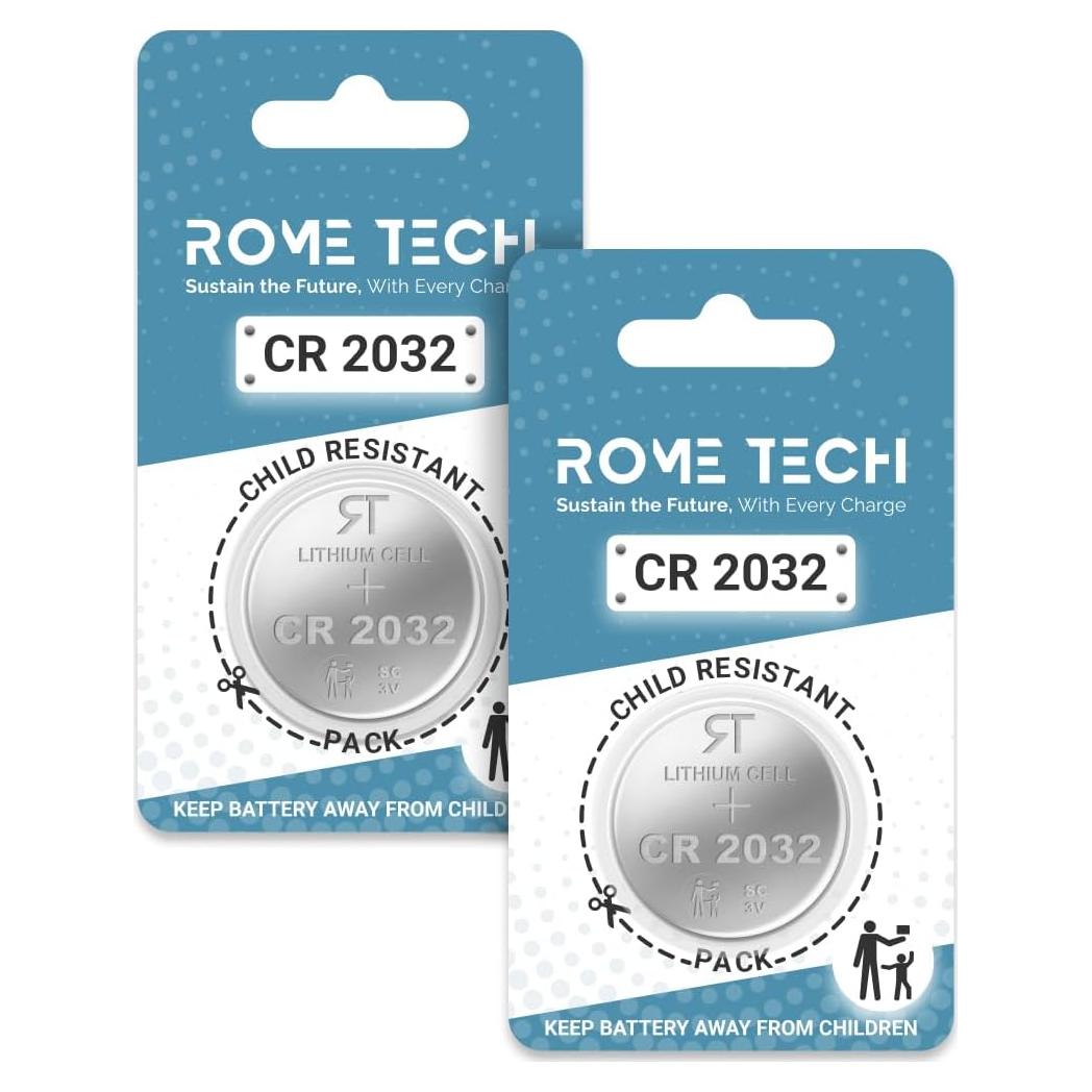 Batería CR2032 Rome Tech para Balanza de Cocina y Baño (2 pcs)