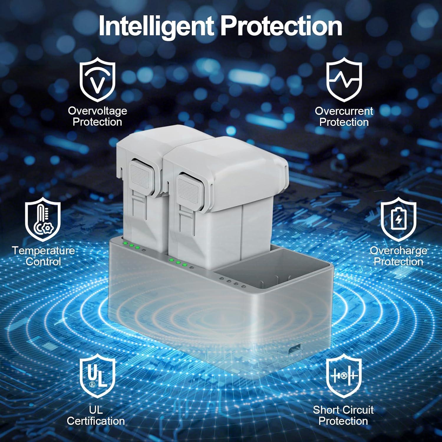 Batería Plus MVMOD para DJI Mini 3/4 Pro - 3850mAh, 2 Pzas