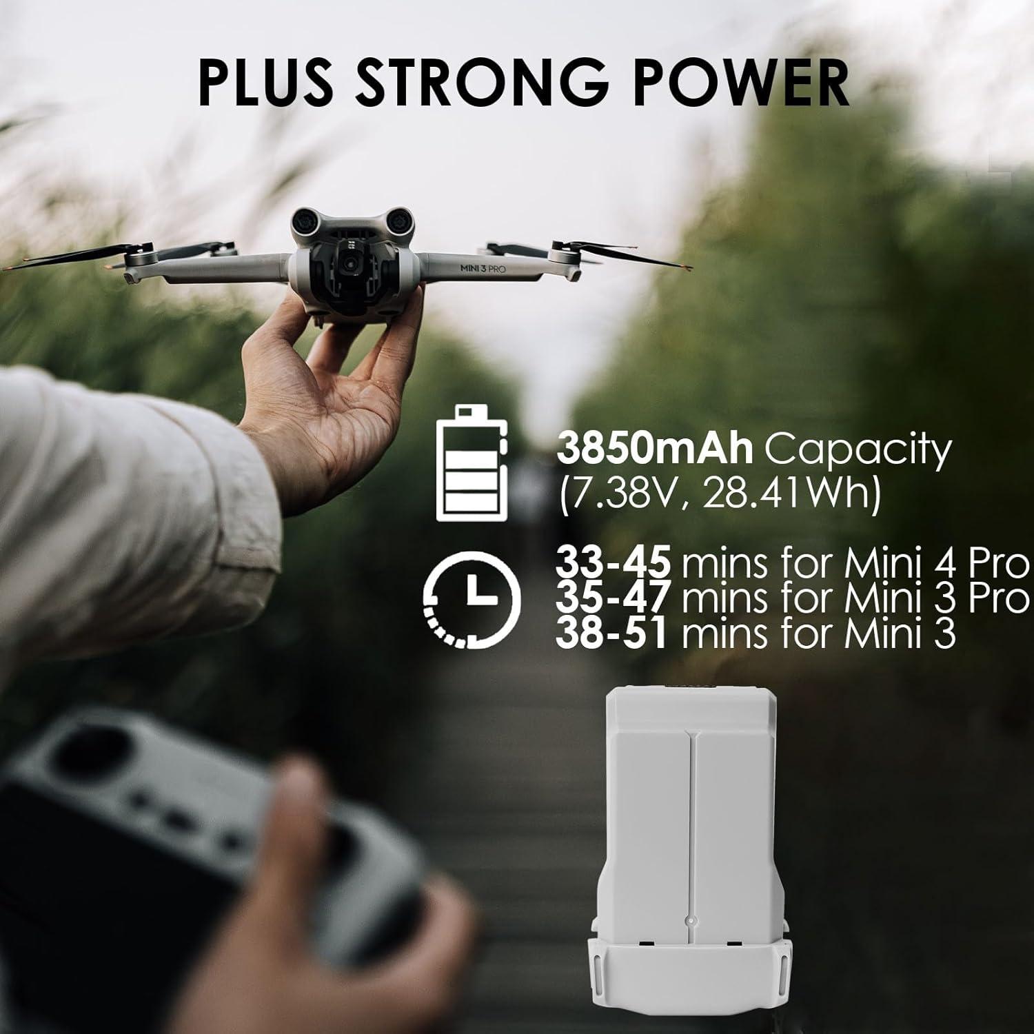 Batería Plus 3850mAh para DJI Mini 3/4 Pro - Satonaka
