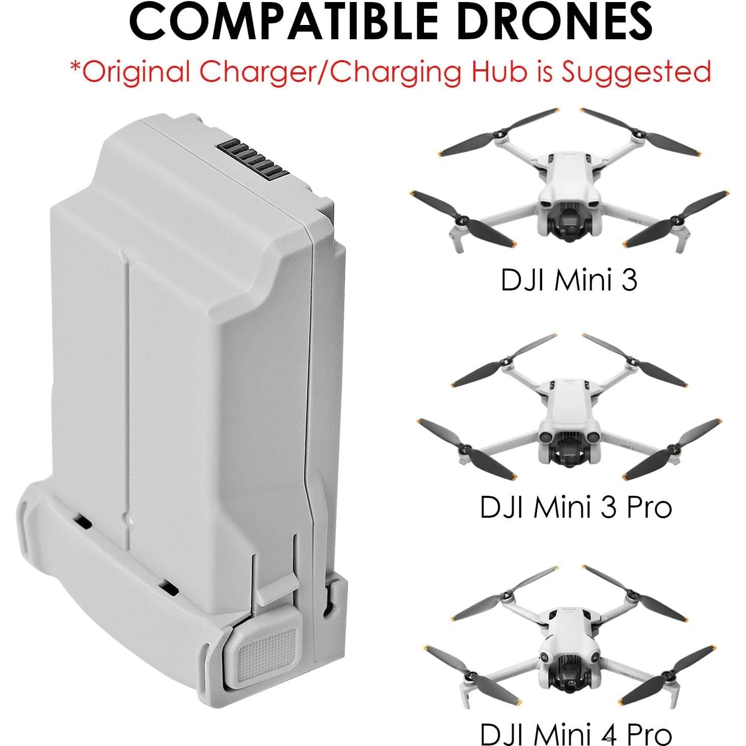 Batería Plus 3850mAh para DJI Mini 3/4 Pro - Satonaka