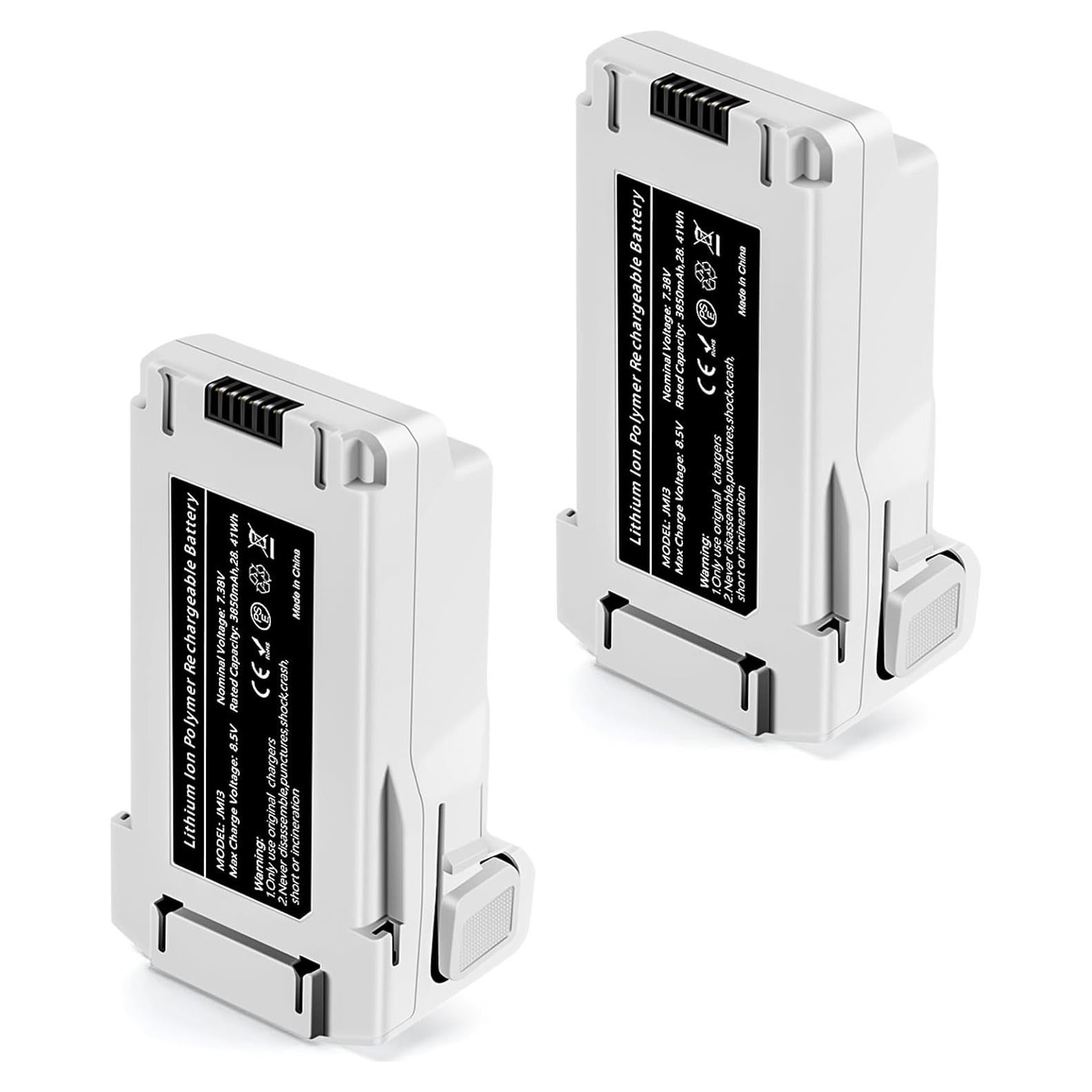 2 Baterías de Vuelo Inteligente PoweLyt 3850mAh para DJI Mini