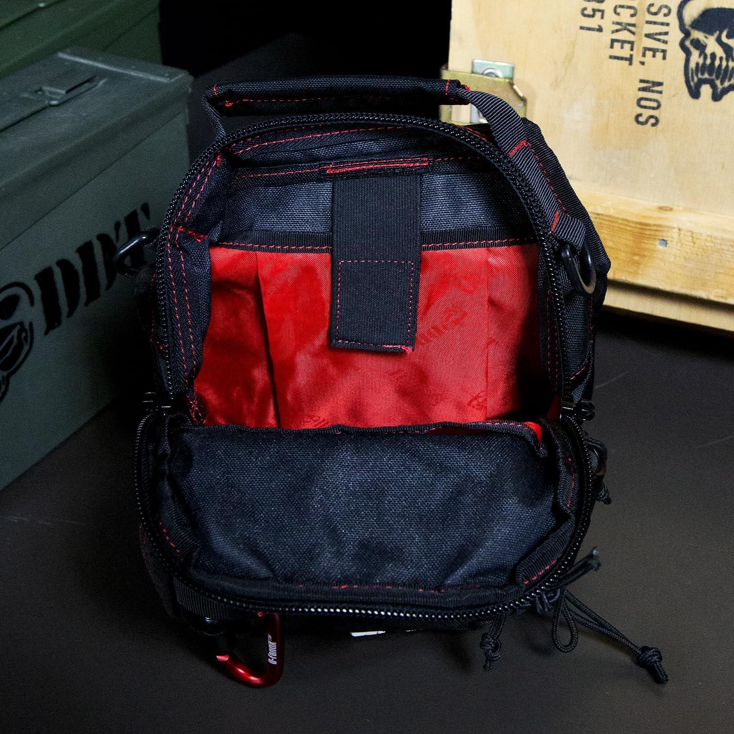 Bolsa Táctica DDT Night Stalker Pequeña 8L Color Bloodline