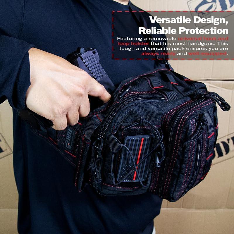 Bolsa Táctica DDT Night Stalker Pequeña 8L Color Bloodline