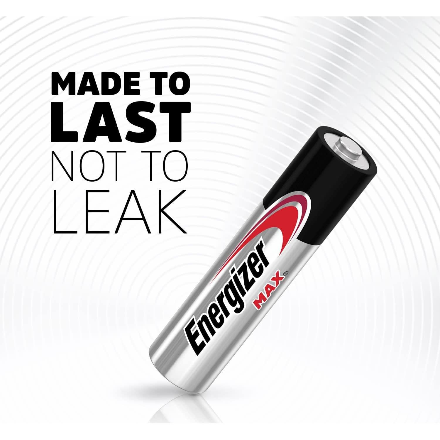 Baterías Alcalinas Energizer MAX AAA - Paquete de 12