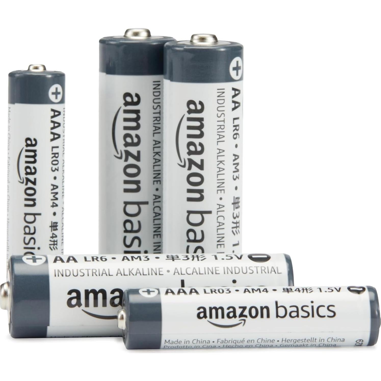 Baterías Alcalinas AAA Amazon Basics 300 Pack 1.5V 5 Años