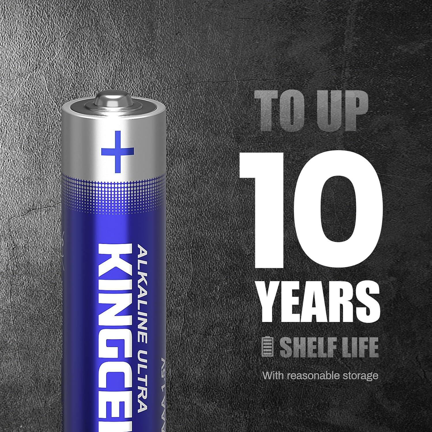 Baterías AAA KINGCELL Paquete de 24 Alcalinas Ultra Duraderas