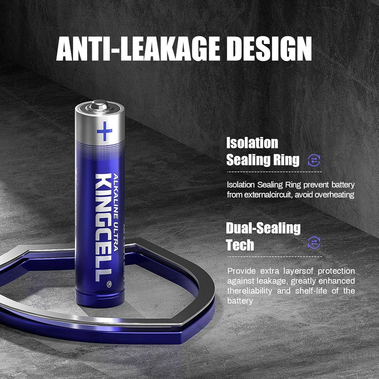 Baterías AAA KINGCELL Paquete de 24 Alcalinas Ultra Duraderas