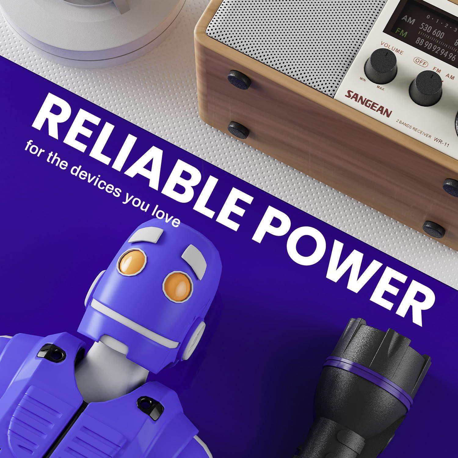 Baterías C KINGCELL Paquete de 8 Alcalinas 1.5V de Alto Rendimiento