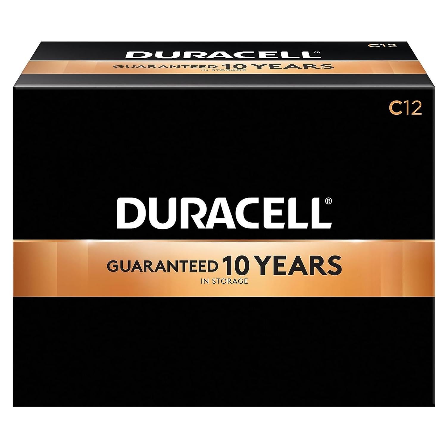 Batería Alcalina Duracell Coppertop C - Paquete 12 Unidades
