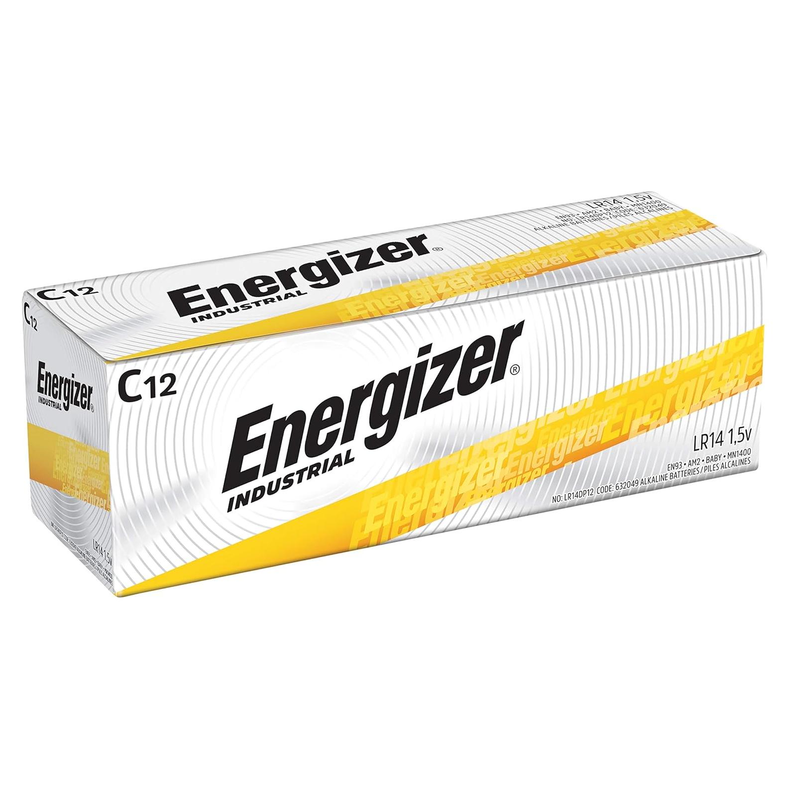 Baterías Alcalinas C Energizer EVEEN93CT 72 Unidades