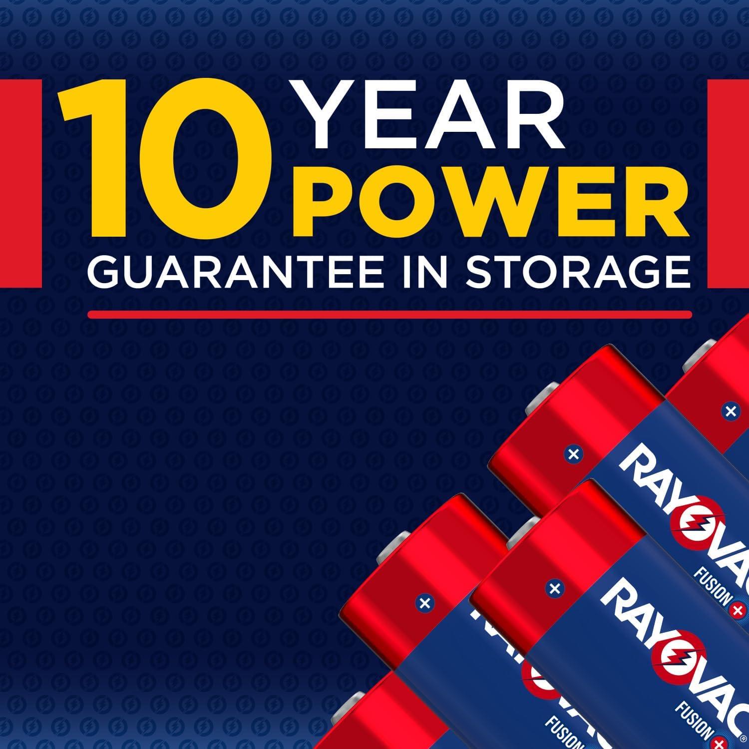 Baterías C Rayovac Fusion 4 unidades alcalinas de alto rendimiento