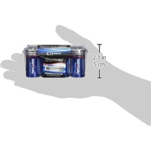 Baterías Alcalinas Reutilizables Rayovac C 0.6 kg - Pack Pro