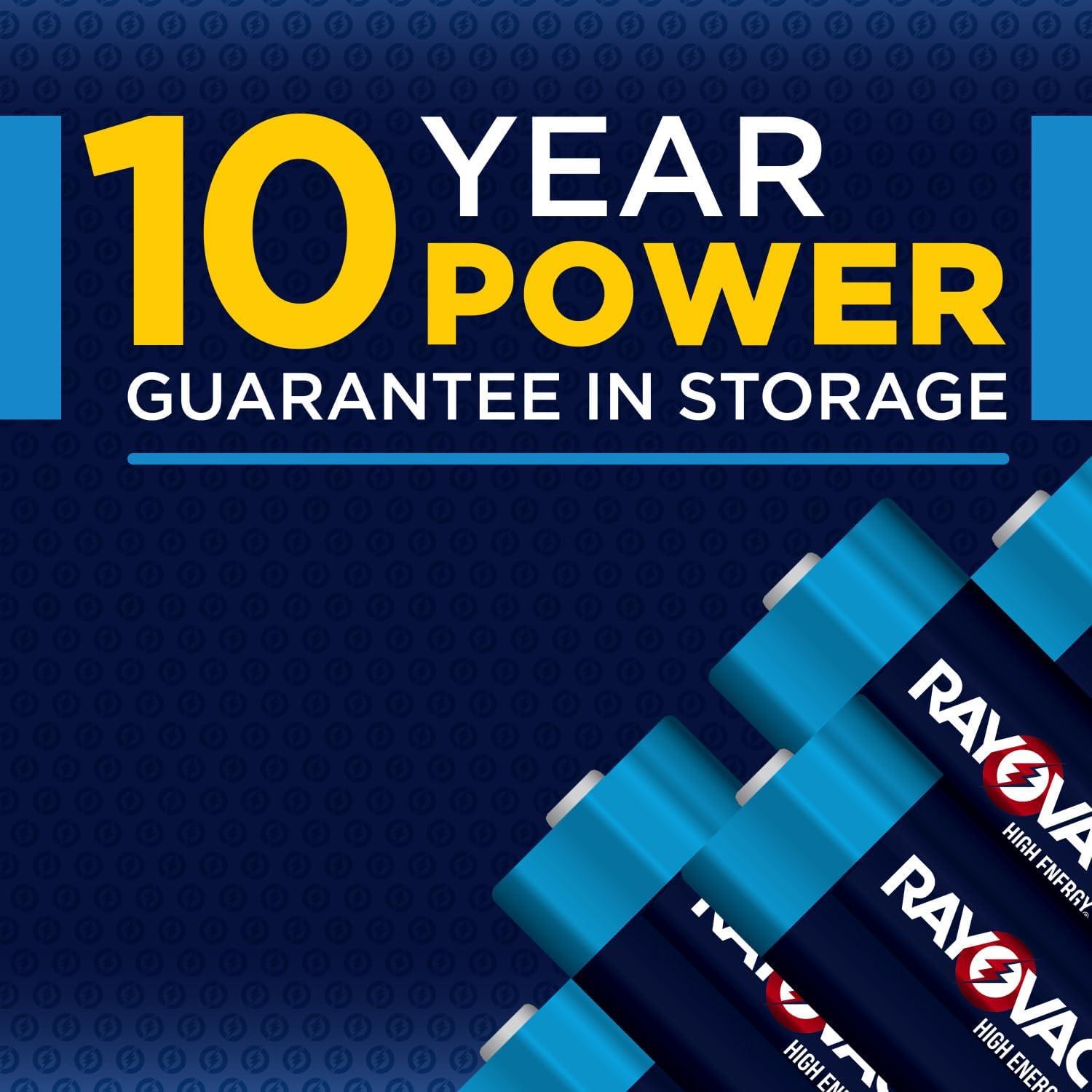 Baterías D Alcalinas Rayovac - Paquete de 12 Unidades