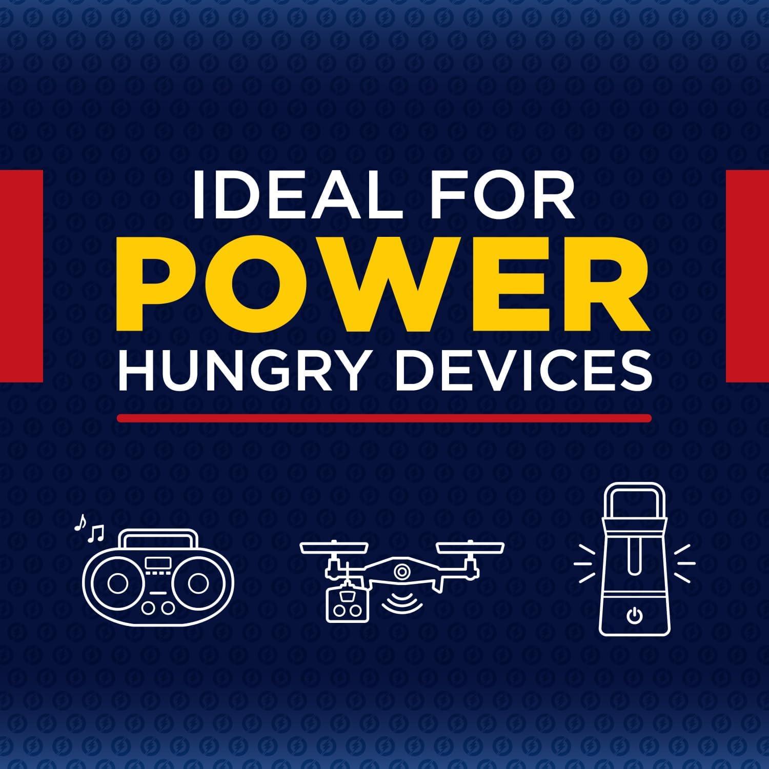 Baterías Alcalinas D Rayovac Fusion - Paquete de 4 Unidades