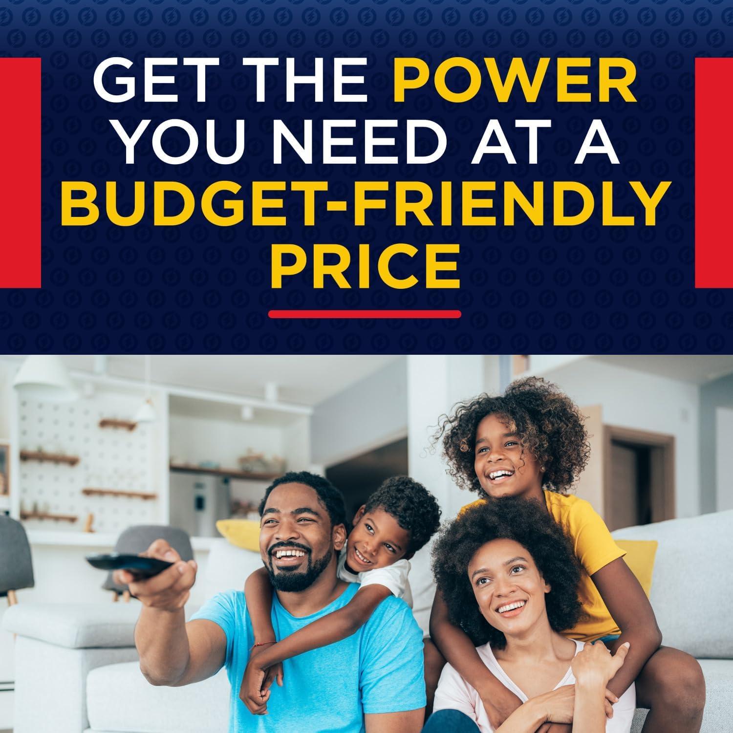 Baterías Alcalinas D Rayovac Fusion - Paquete de 4 Unidades