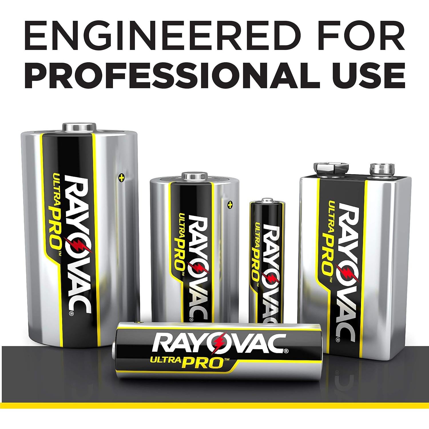 Baterías Alcalinas D Rayovac Ultra Pro - Paquete de 6 Unidades