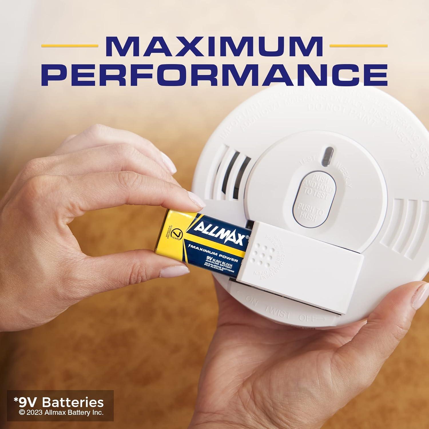 Baterías Alcalinas Allmax 9V Ultra Duraderas - 48 Unidades