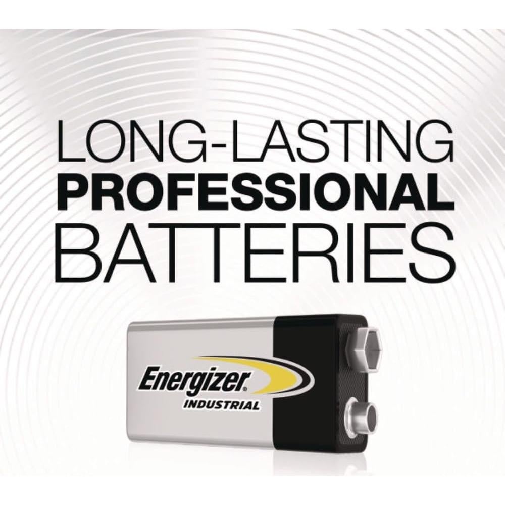 Baterías Energizer 9V Industrial 12pk - Rendimiento Confiable
