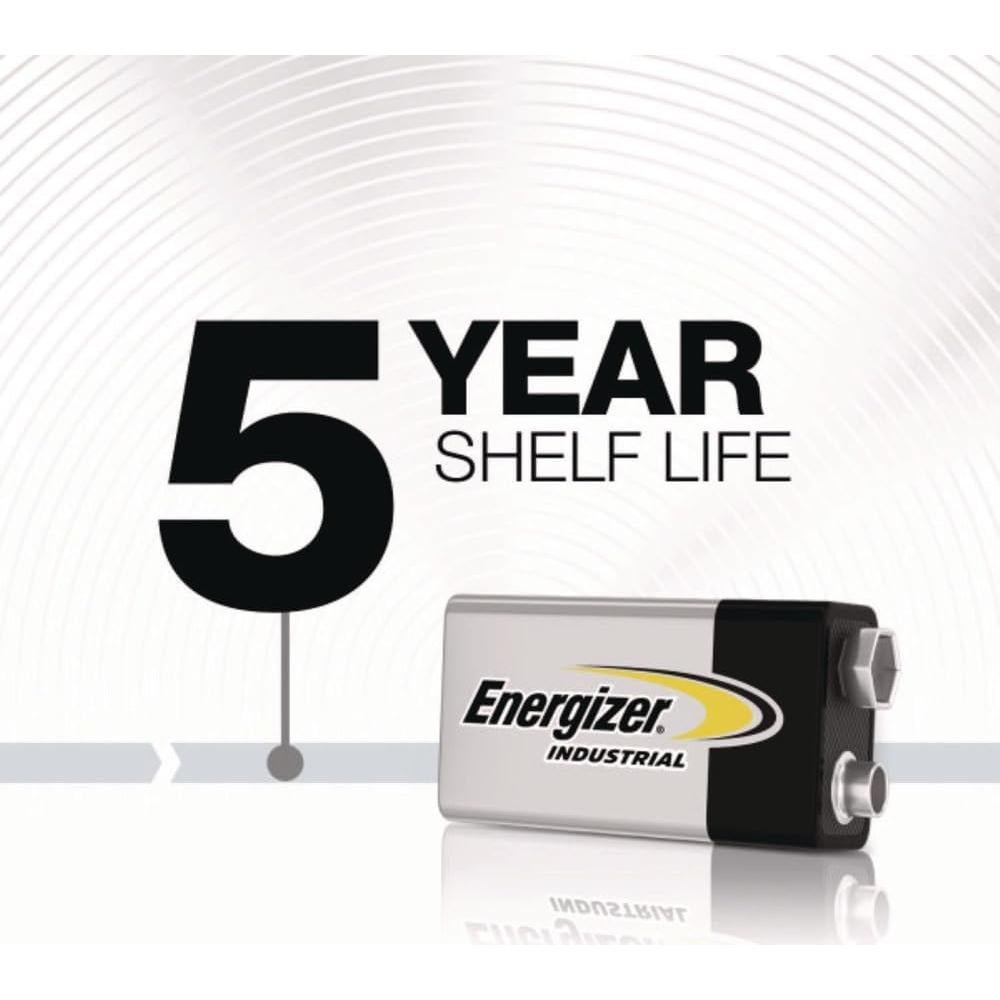 Baterías Energizer 9V Industrial 12pk - Rendimiento Confiable